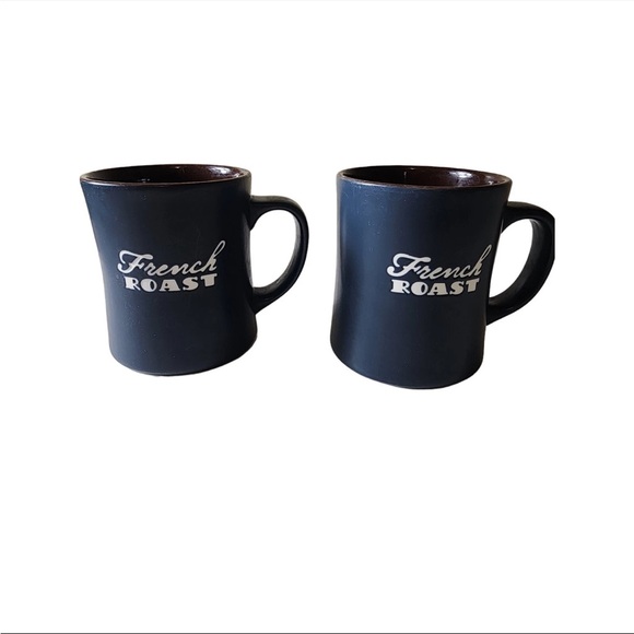 Set of 2- STARBUCKS Blue 2011 French Roast Bone China - Picture 3 of 7